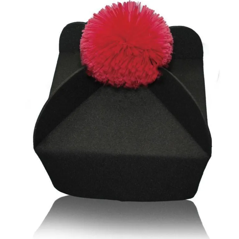 Articles Religieux JP Barrette noir avec pompon coloré 4 cornes -^ Barrettes
