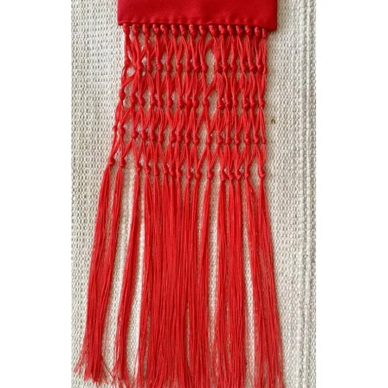 Articles Religieux JP Ceinture de soutane rouge -^ Centuires De Soutane