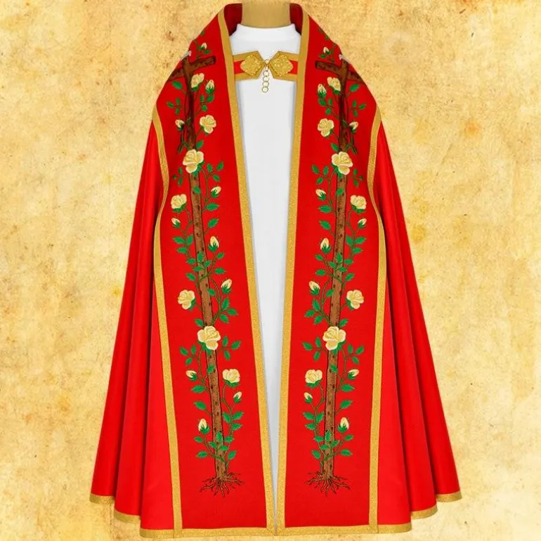 Articles Religieux JP Chape liturgique avec motif Jésus Christ^ Pâques | Chapes