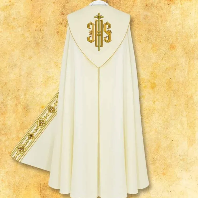 Articles Religieux JP Chape liturgique brodée^ Chapes