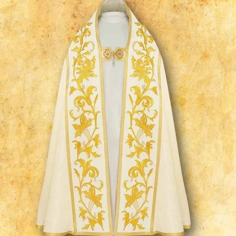 Articles Religieux JP chape liturgique brodée^ Chapes