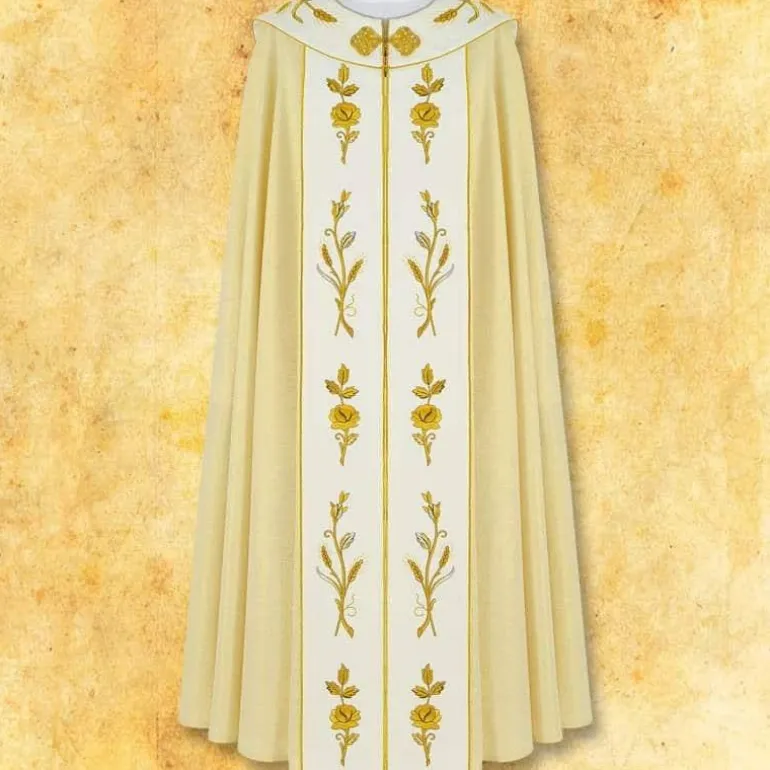 Articles Religieux JP Chape liturgique brodée Magnificat^ Chapes