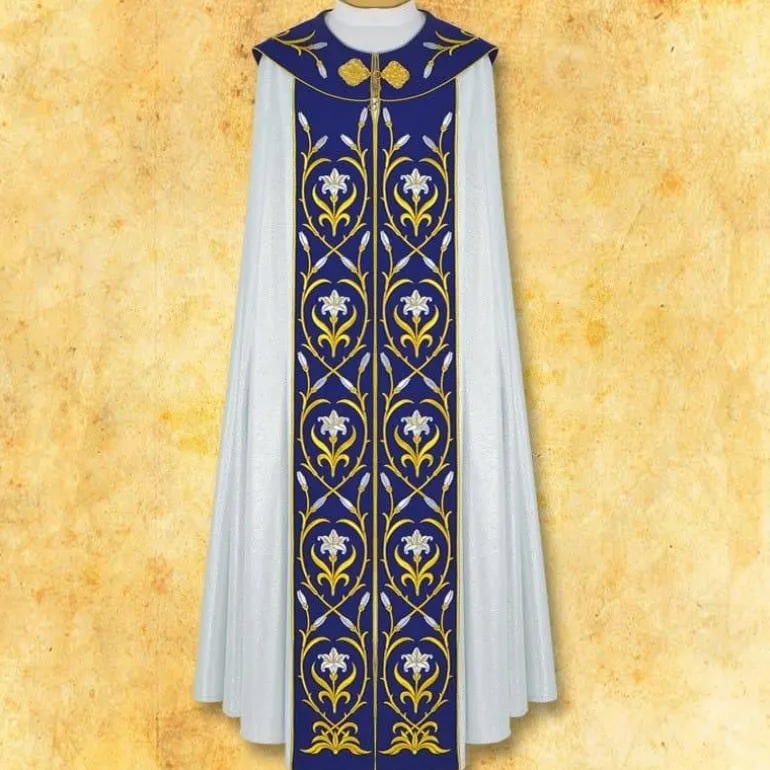 Articles Religieux JP chape liturgique Mariale royale^ Chapes