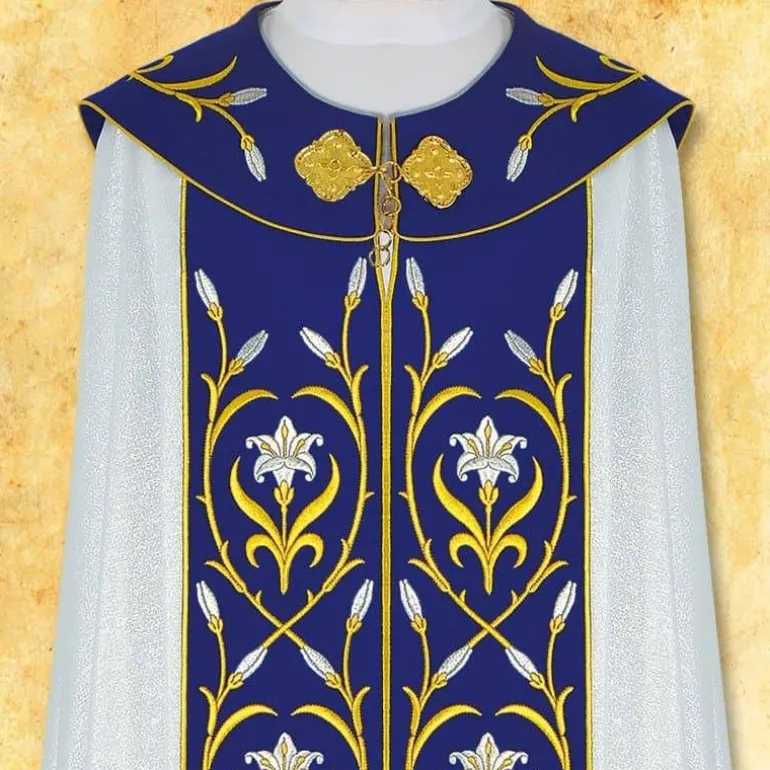 Articles Religieux JP chape liturgique Mariale royale^ Chapes
