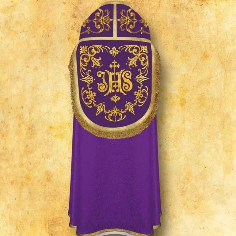 Articles Religieux JP chape liturgique violet^ Chapes