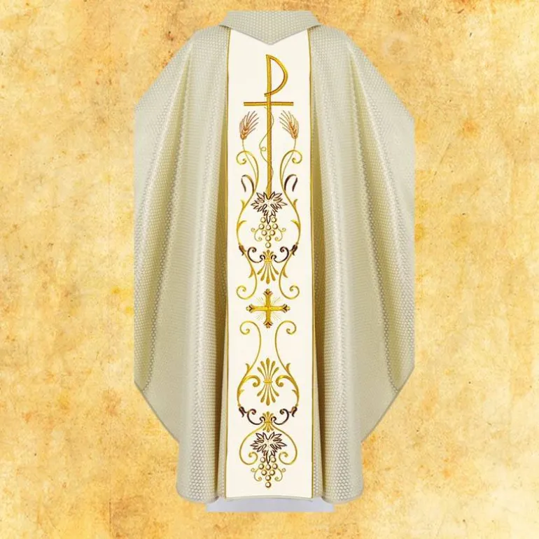 Articles Religieux JP Chasuble avec motif Agneau de Dieu^ Pâques | Pâques