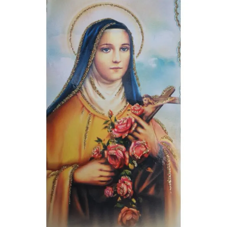 Articles Religieux JP Chasuble avec photo Sainte Thérèse -^ Visages De Saints