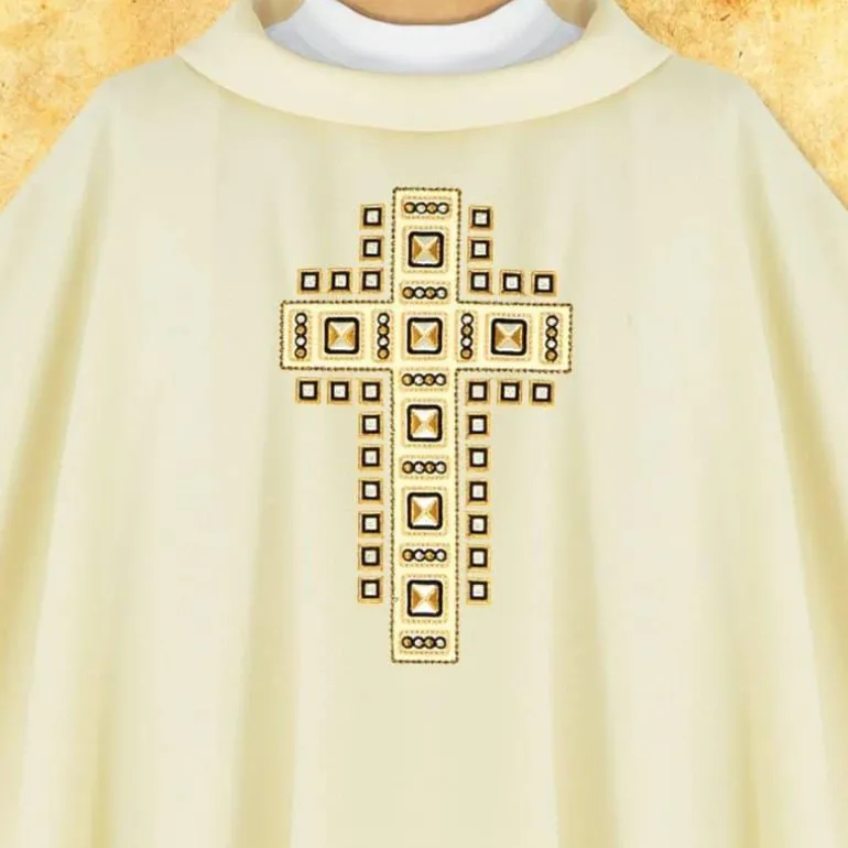 Articles Religieux JP chasuble liturgique^ Pâques