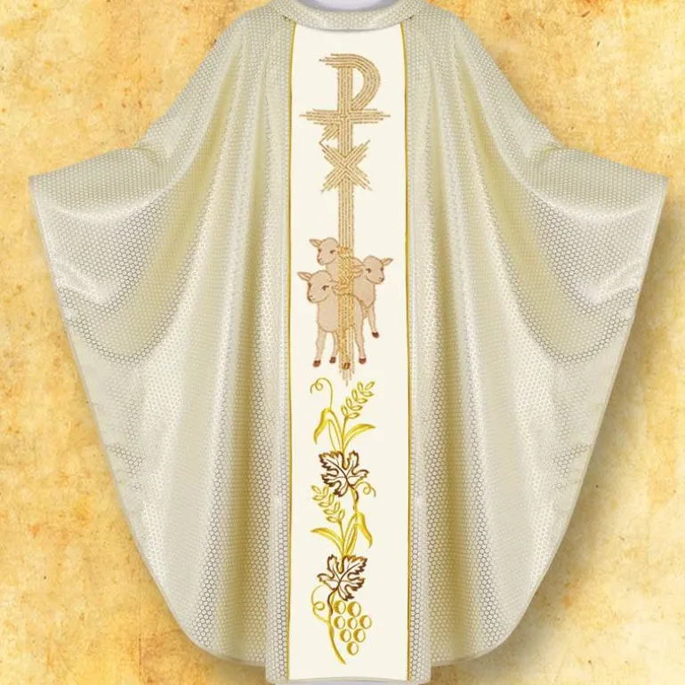 Articles Religieux JP Chasuble liturgique avec Motif Pâques^ Pâques | Pâques