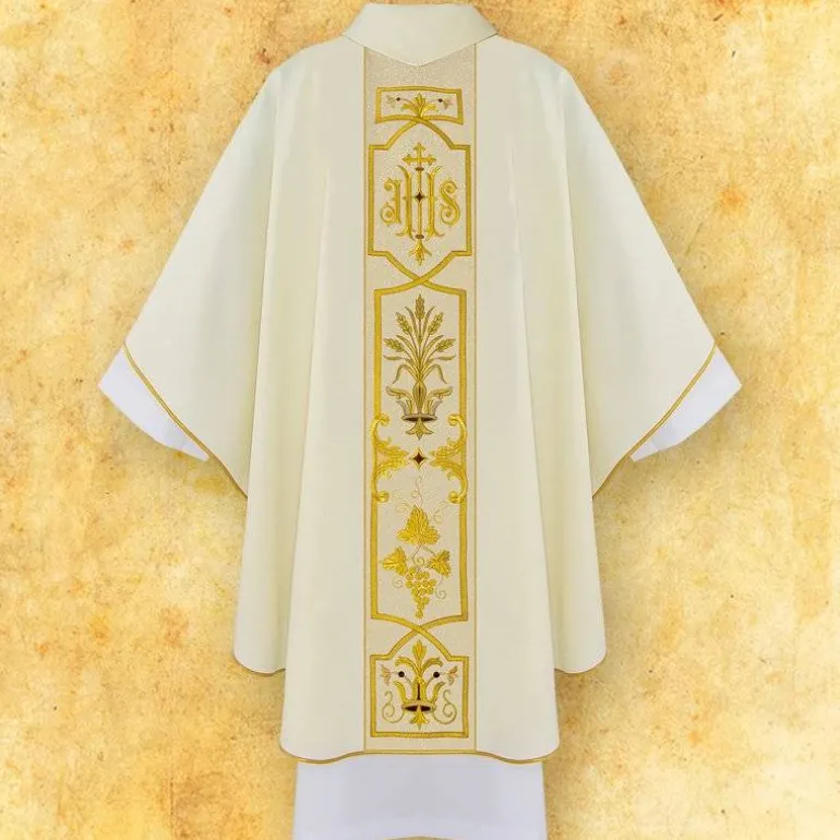 Articles Religieux JP chasuble liturgique avec motif saint joseph^ Visages De Saints