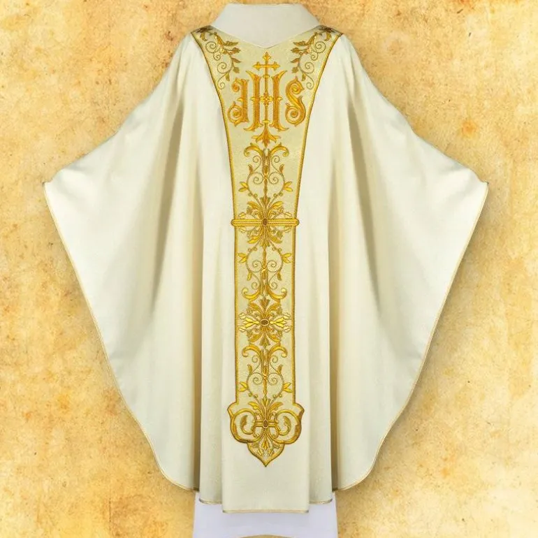 Articles Religieux JP chasuble liturgique avec motif saint joseph^ Visages De Saints