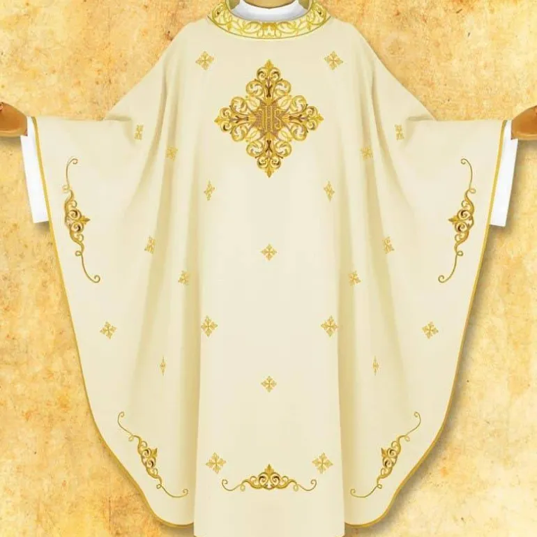 Articles Religieux JP chasuble liturgique brodée^ Pâques | Exclusive