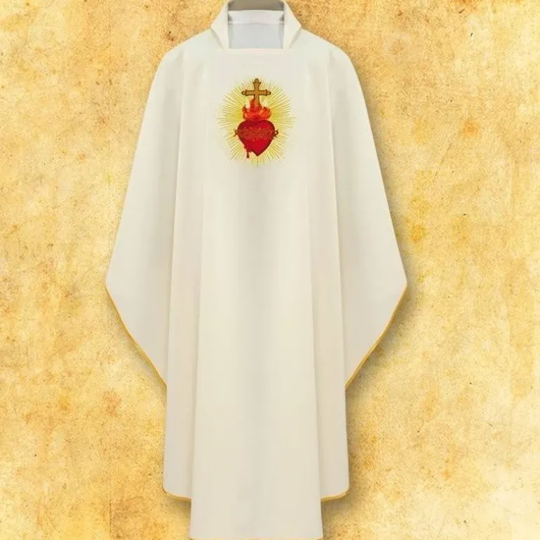 Articles Religieux JP chasuble liturgique cœur Jésus^ Pâques