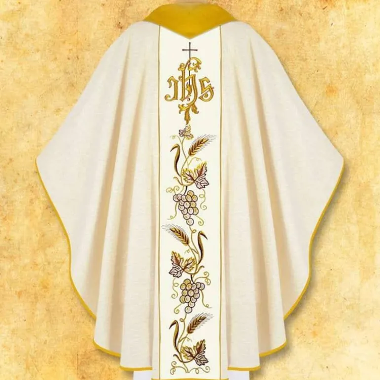 Articles Religieux JP Chasuble liturgique Padre Pio^ Visages De Saints