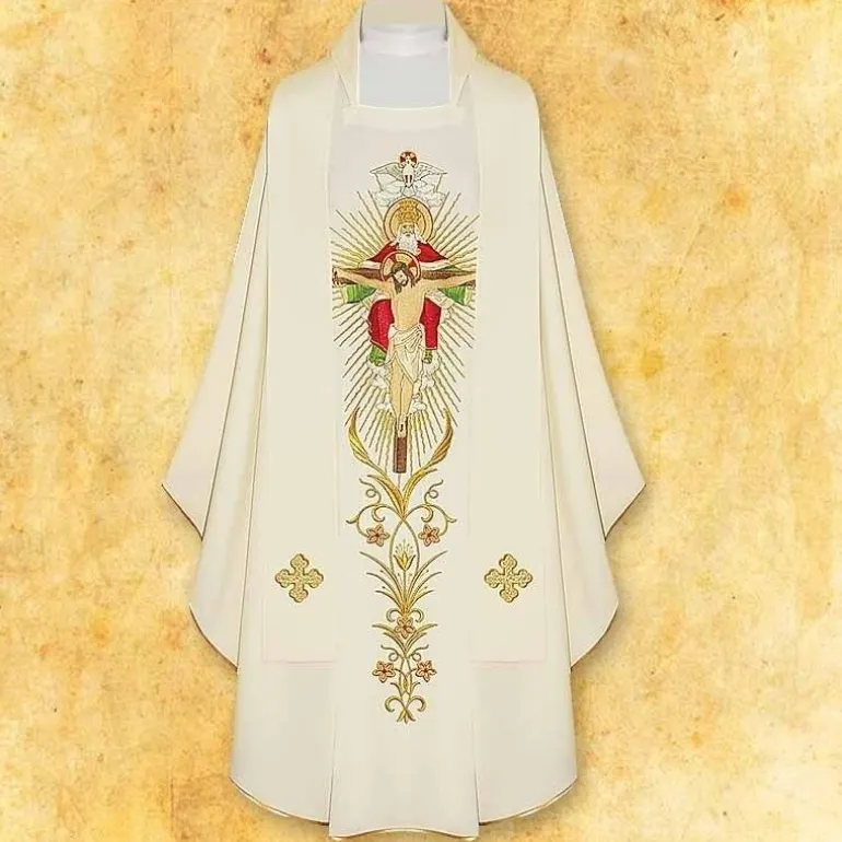 Articles Religieux JP Chasuble liturgique pour messe^ Pâques | Carème