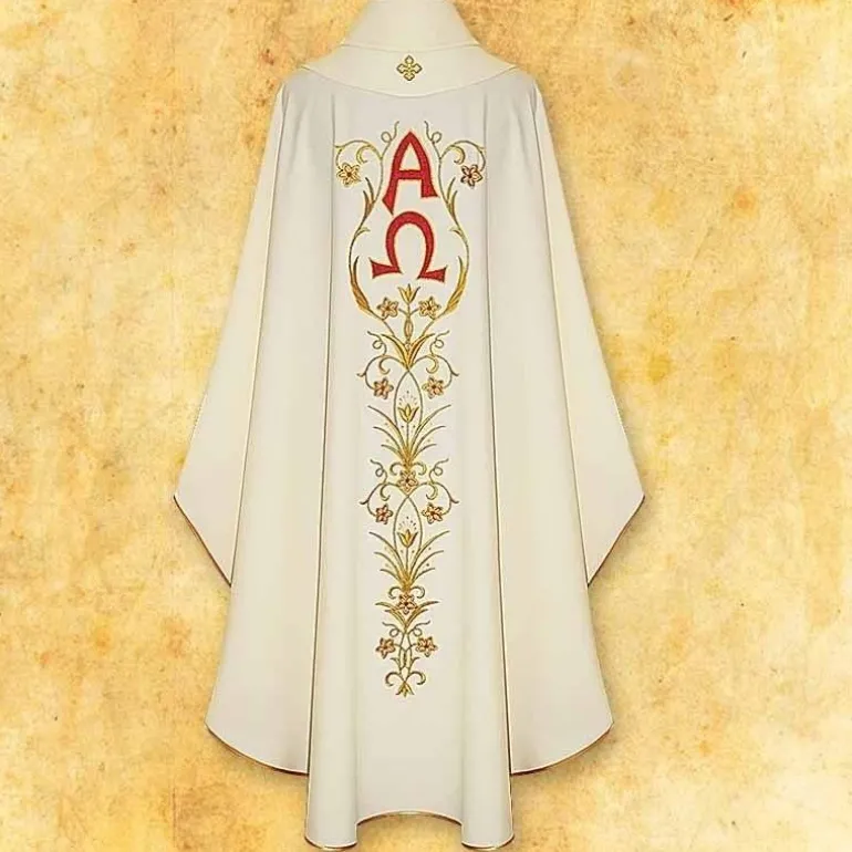 Articles Religieux JP Chasuble liturgique pour messe^ Pâques | Carème