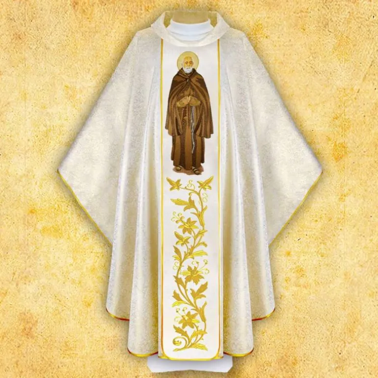 Articles Religieux JP Chasuble liturgique saint Albert^ Visages De Saints