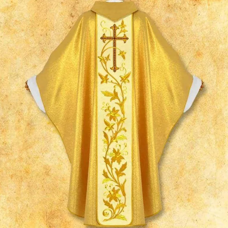 Articles Religieux JP Chasuble liturgique saint Benoit^ Visages De Saints