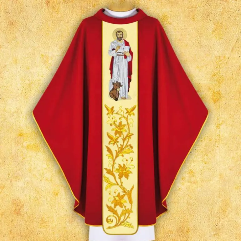 Articles Religieux JP Chasuble liturgique saint Luc apôtre^ Visages De Saints