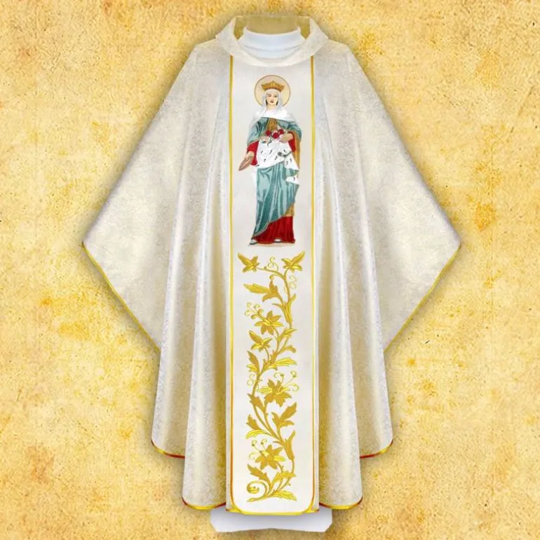 Articles Religieux JP chasuble liturgique sainte elisabeth^ Visages De Saints