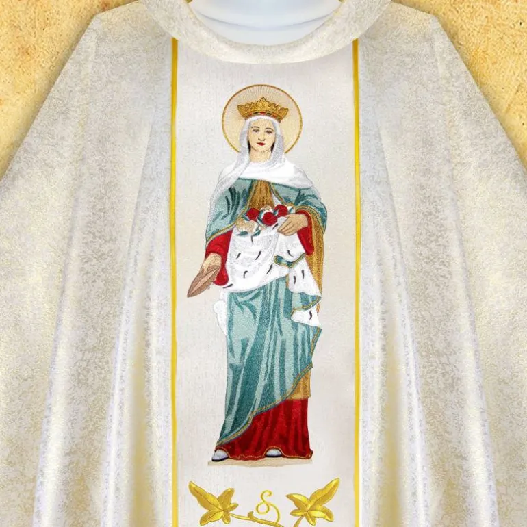 Articles Religieux JP chasuble liturgique sainte elisabeth^ Visages De Saints