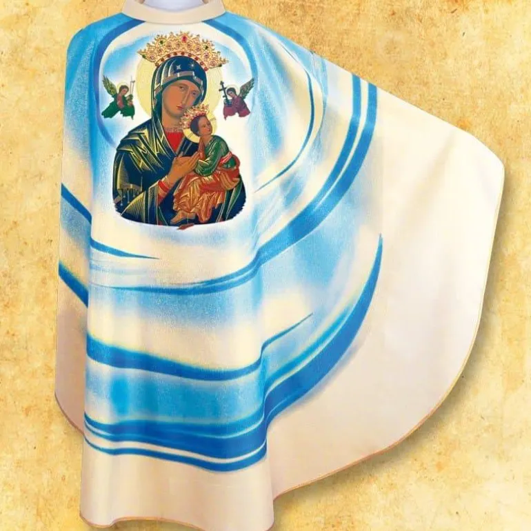 Articles Religieux JP Chasuble Notre Dame du perpétuel Secours^ Mariale