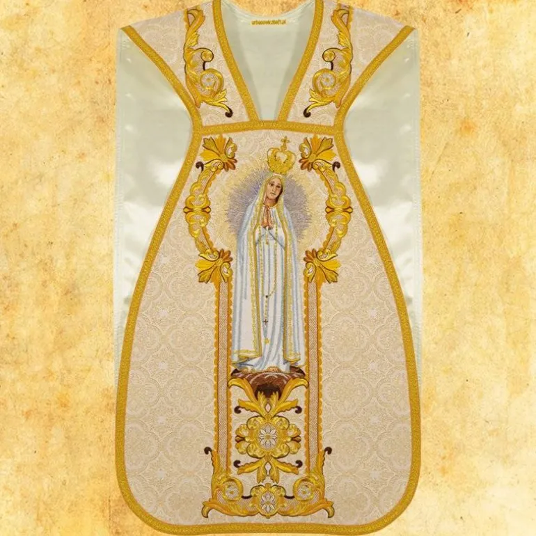 Articles Religieux JP Chasuble romaine Fatima^ Chasubles Romaine | Mariale