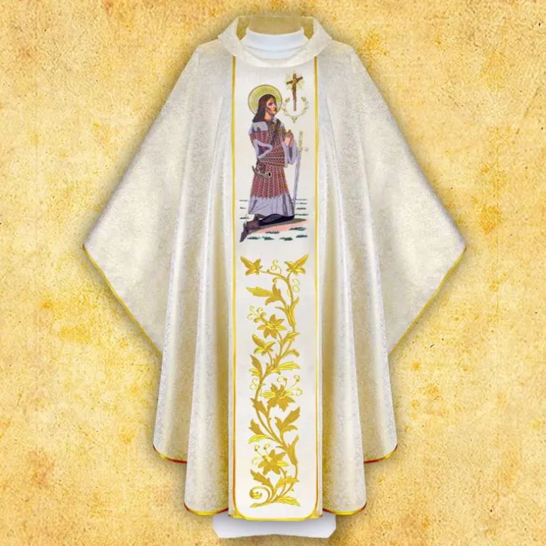 Articles Religieux JP chasuble Saint Hubert^ Visages De Saints