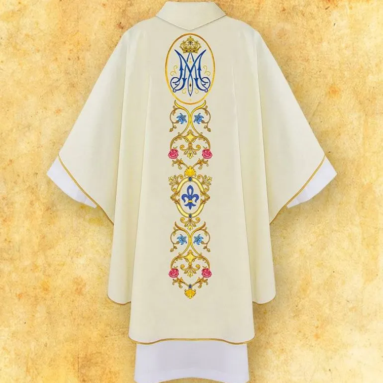 Articles Religieux JP Chasuble Vierge Marie^ Mariale