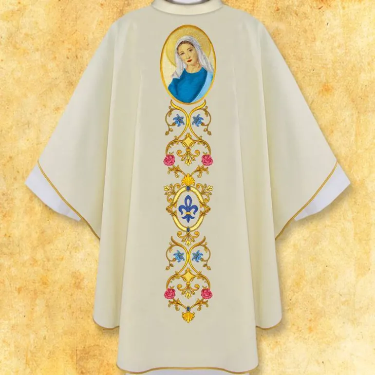 Articles Religieux JP Chasuble Vierge Marie^ Mariale