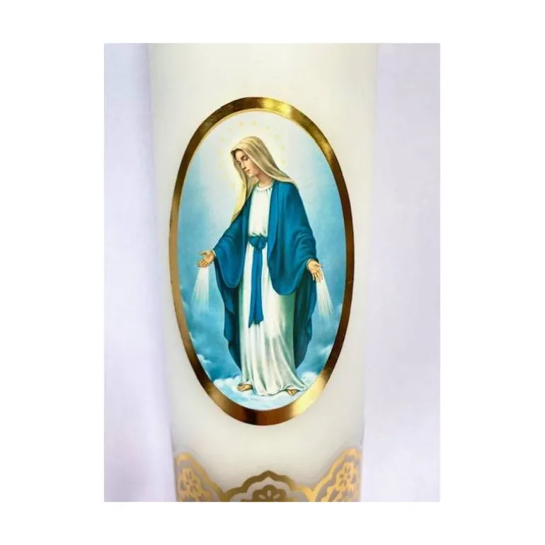 Articles Religieux JP cierge-autel-marial^ Cierges