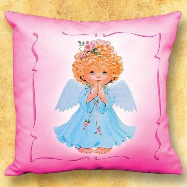 Articles Religieux JP Coussin avec motif - Ange -^ Idée Cadeau