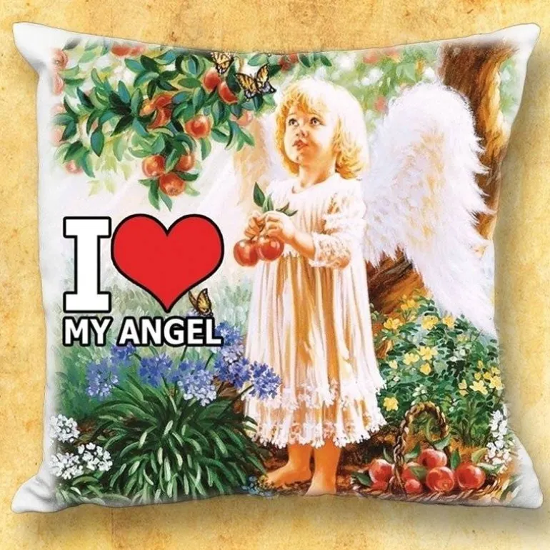 Articles Religieux JP Coussin avec motif - My Angel -^ Idée Cadeau