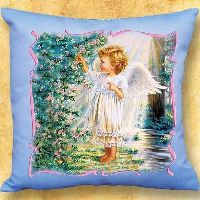 Articles Religieux JP Coussin avec motif - My Angel -^ Idée Cadeau