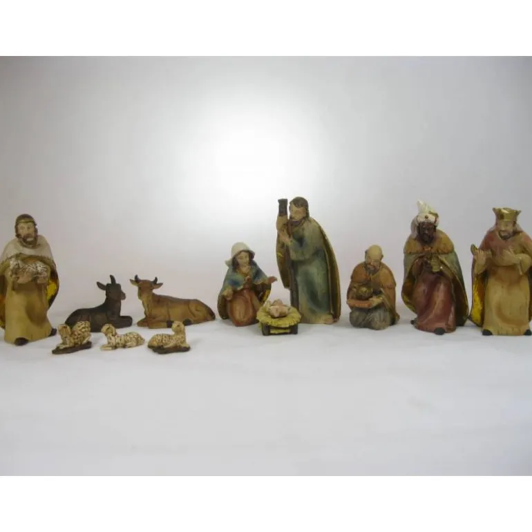 Articles Religieux JP crèche noël complet avec petit santons^ Crèches
