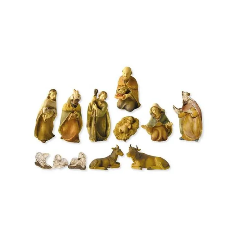 Articles Religieux JP crèche noël complet avec petit santons^ Crèches