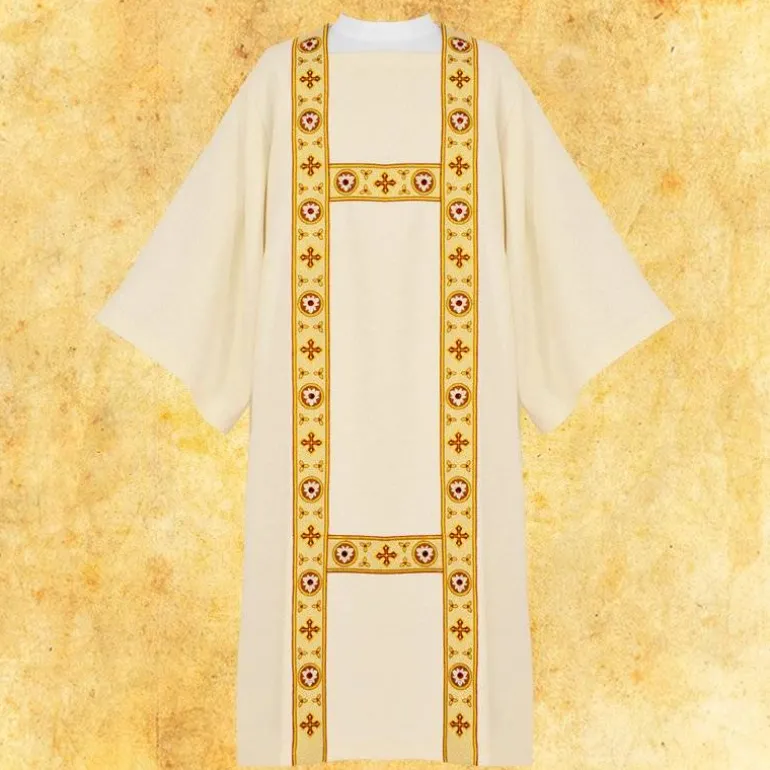 Articles Religieux JP Dalmatique pour diacre avec motif Pâques^ Dalmatiques