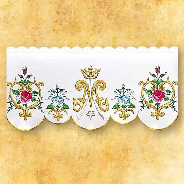 Articles Religieux JP dentelle-brodée-santa-madonna^ Dentelles Brodees