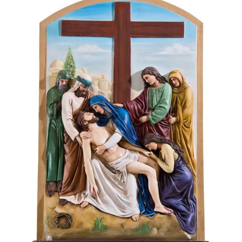 Articles Religieux JP grand chemin de croix pour eglise^ Chemins De Croix