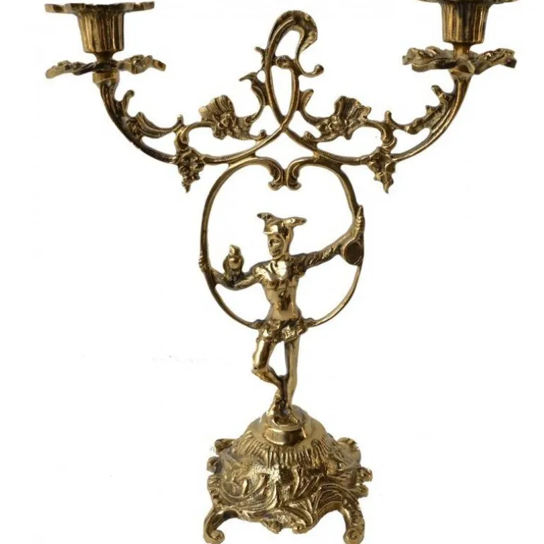 Articles Religieux JP Le chandelier 2 flammes -^ Chandelier / Candelabre