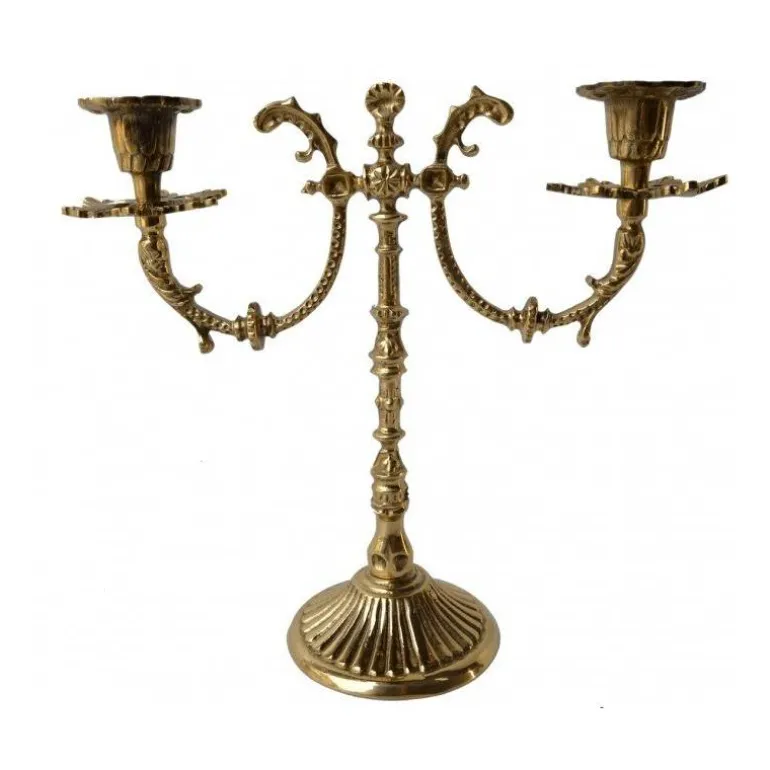 Articles Religieux JP Le chandelier 2 flammes -^ Chandelier / Candelabre
