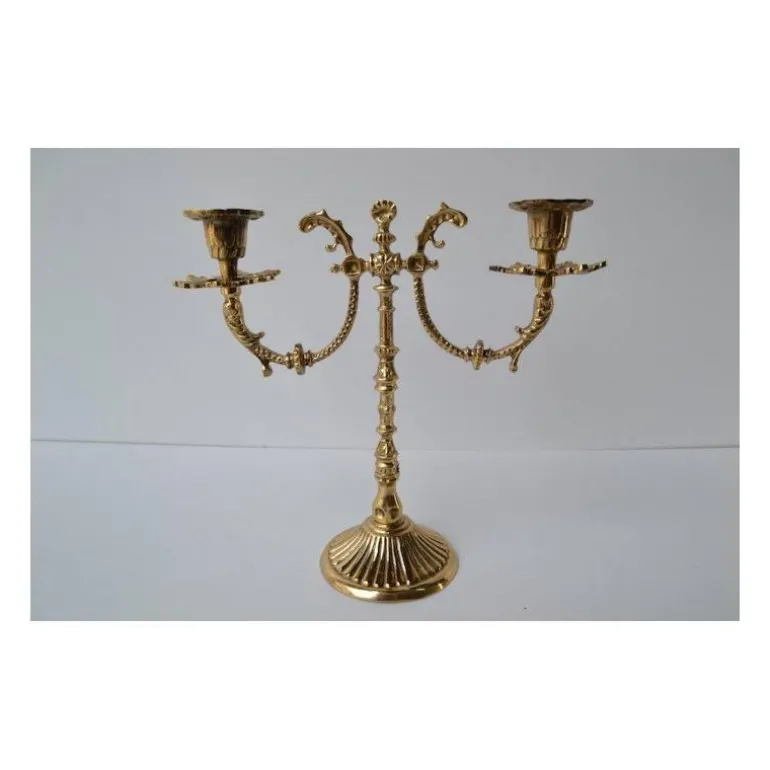 Articles Religieux JP Le chandelier 2 flammes -^ Chandelier / Candelabre