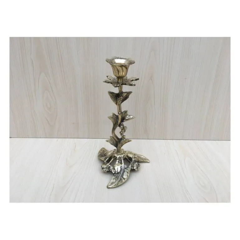 Articles Religieux JP Le chandelier 1 flammes - feuille -^ Chandelier / Candelabre