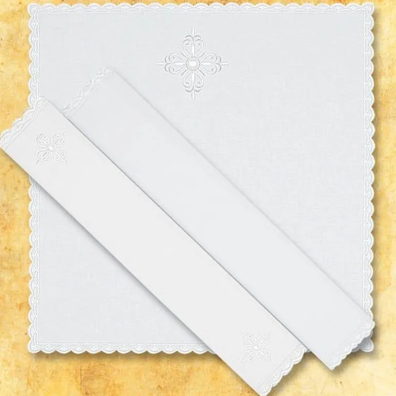 Articles Religieux JP linge d'autel^ Paques | Blanc
