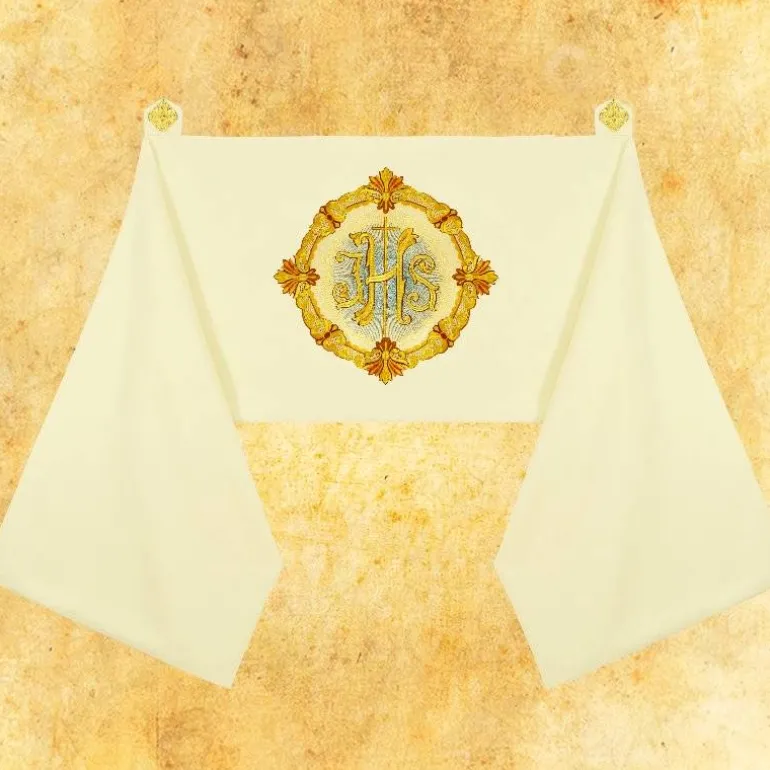 Articles Religieux JP Liturgique voile huméral avec motif Noël^ Voiles Humeral