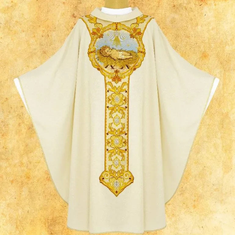 Articles Religieux JP Magnifique Chasuble avec motif Noël^ Noël | Noël