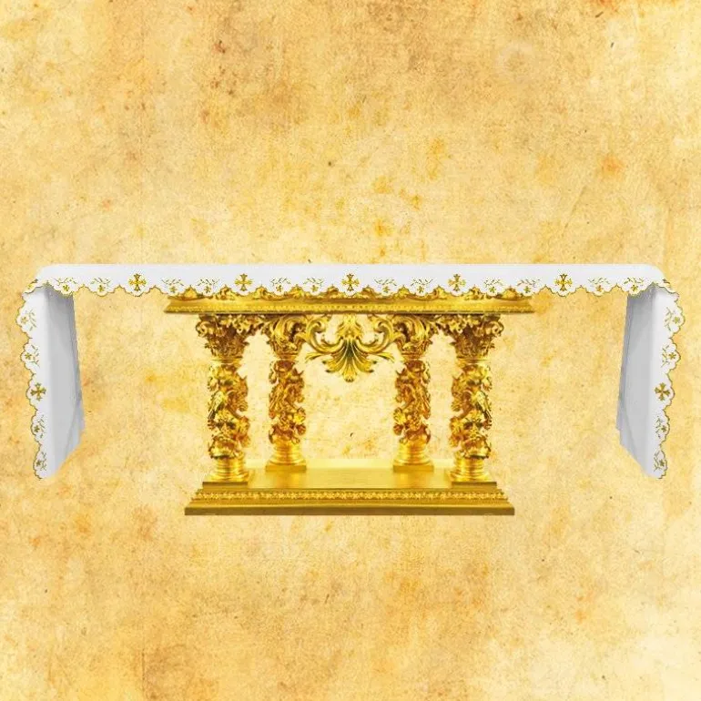 Articles Religieux JP nappe autel pour église^ Vendu Par Metre