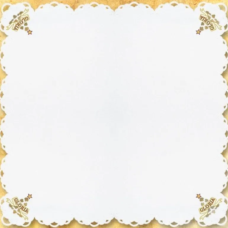 Articles Religieux JP nappe carre brodée pour église^ Nappes Carré Noël