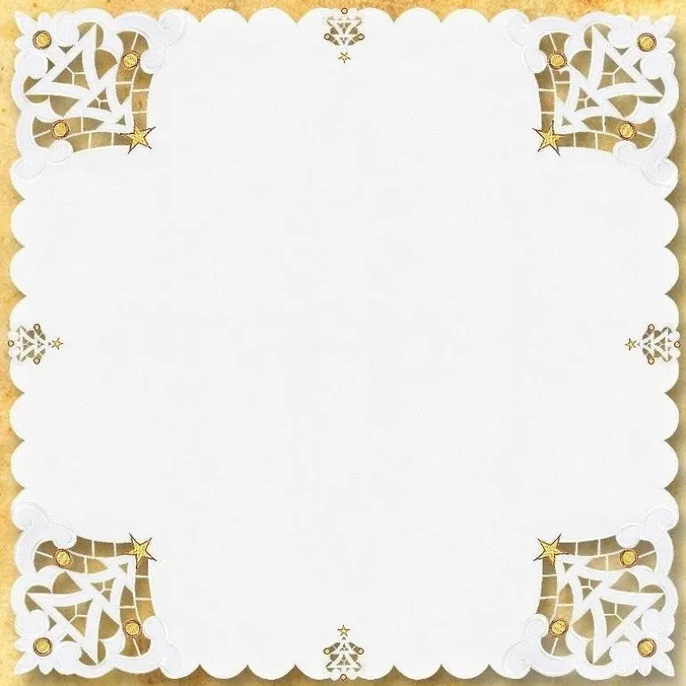 Articles Religieux JP nappe carre messe de noël^ Nappes Carré Noël