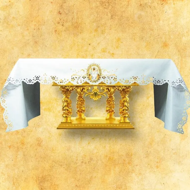 Articles Religieux JP Nappe d'autel - Pâques 3 -^ Nappe Pâques | Broderie Devant